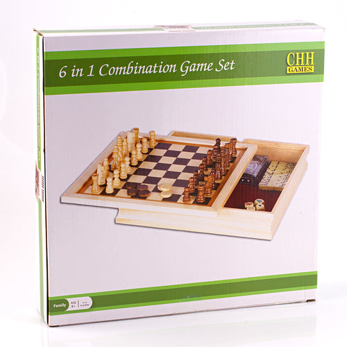 6 in 1 Combination Game Set