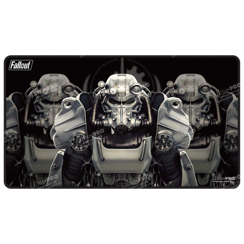 Black Stitched Playmat - Fallout - Brotherhood of Steel