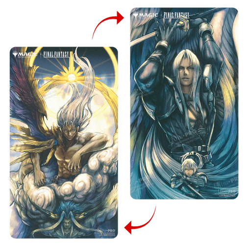 Ultra Pro Final Fantasy Double Sided Playmat (Sephiroth, Fabled Soldier / Sephiroth, One Winged Angel)