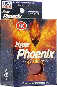 KMC - Hyper Phoenix Matte Red 100 Sleeves