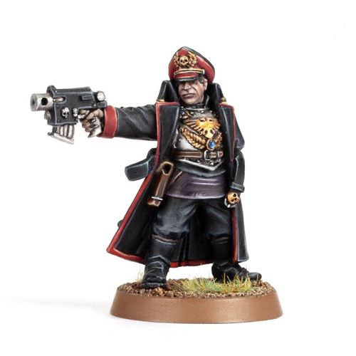 Commissar with Bolt Pistol