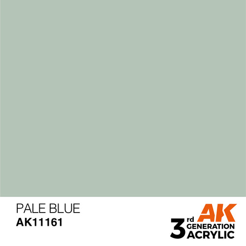 AK 3rd Gen acrylic paints: Pale Blue 161 - Imperial Blue 180, paint, AK,- The Sword & Board