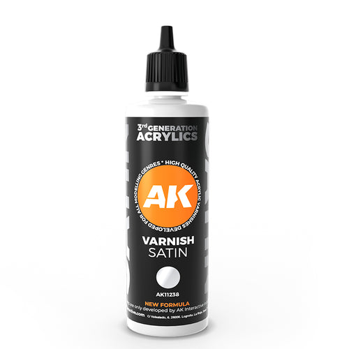 AK Interactive 3G Satin Varnish, paint, AK,- The Sword & Board