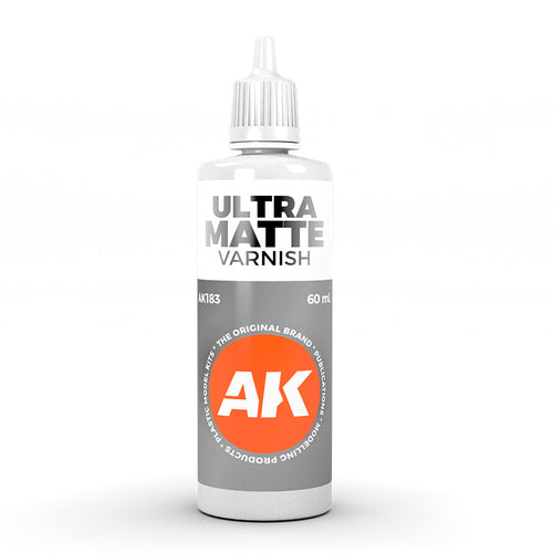 AK Interactive Ultra Matte Varnish 60ml, paint, AK,- The Sword & Board