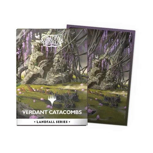 Dragon Shield Landfall Series - Verdant Catacombs Matte Dual Art Sleeves, CCG, Dragon Shield,- The Sword & Board