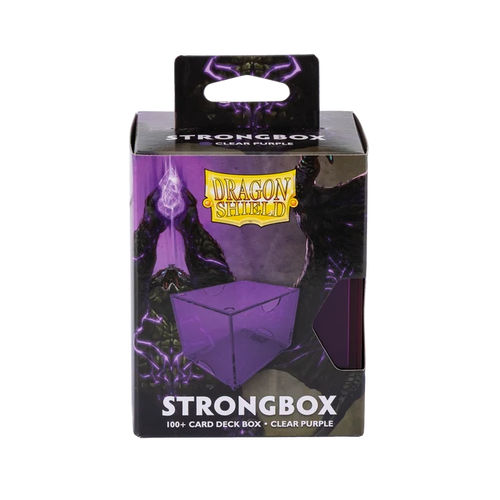 Dragon Shield - Clear Purple Strongbox