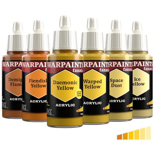 Army Painter Fanatic Paints: Yellows, Oranges, Warm Reds, paint, Army Painter,- The Sword & Board