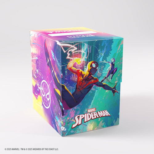 Gamegenic Deckbox Soft Crate 80+ Spider-Man Mtg Spider-Gwen/Miles Morales