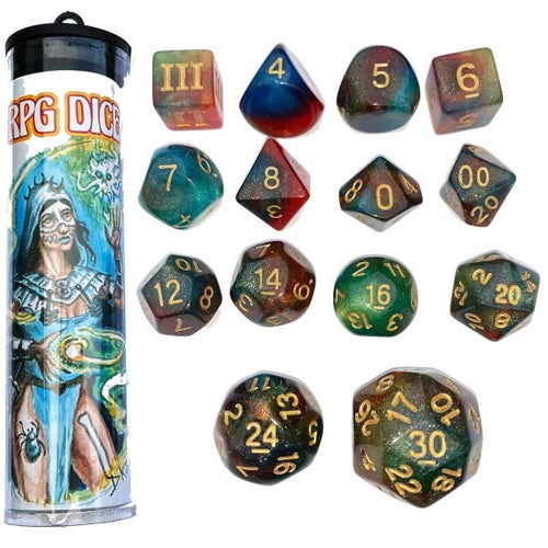 DCC Dice Set - Motes of Mercurial Magic