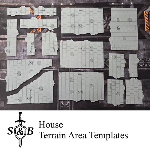 40K Compatible House Terrain Area Set