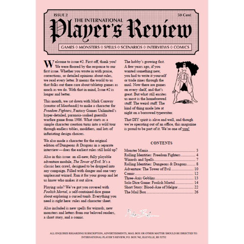 The International Player's Review #2