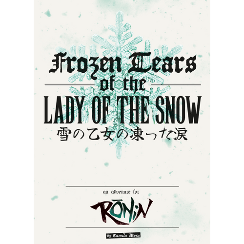 Frozen Tears of the Lady of the Snow