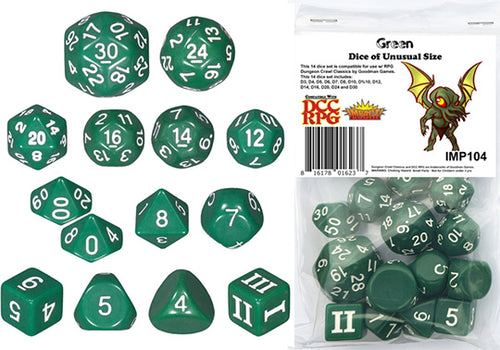 DCC Dice Set - Green