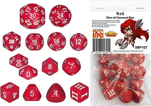 DCC Dice Set - Red