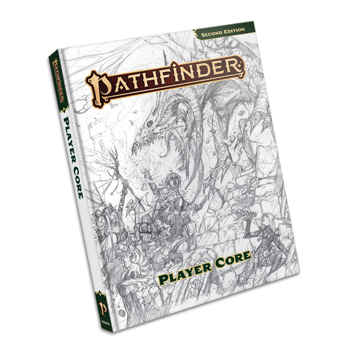 Pathfinder 2E Player Core Sketch Cover