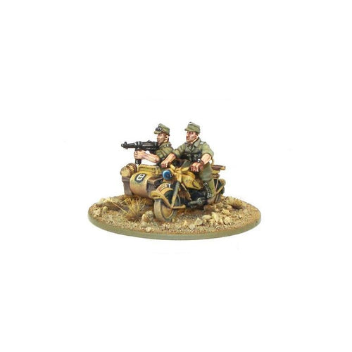 Bolt Action - Afrika Korps Krad Schutzen Motorcycle & Sidecar