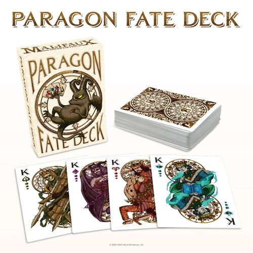Malifaux - Paragon Fate Deck, Miniatures, Wyrd,- The Sword & Board