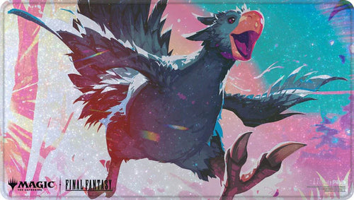 Ultra Pro Final Fantasy Holofoil Premium Playmat (Traveling Chocobo, Black)