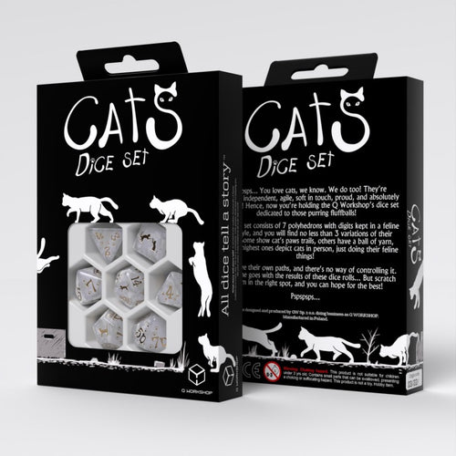 Cats Dice Set: Purrl