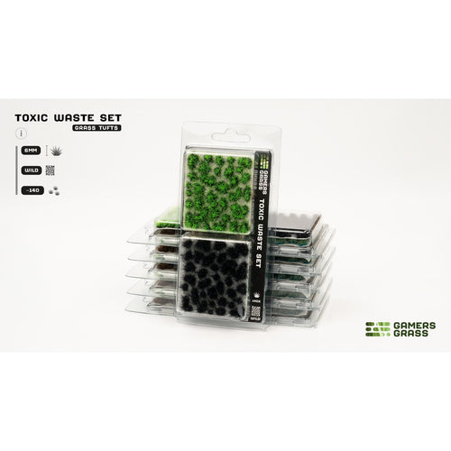 Gamers Grass Toxic Waste Tuft Set - Wild