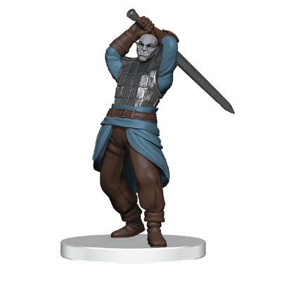 Orc Warrior Veteran (Monster Manual Collection 1) - (4), Miniatures, WizKids,- The Sword & Board