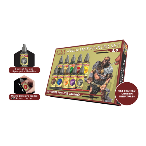Army Painter Speedpaint Starter Set 2.0, Paint, Army Painter,- The Sword & Board