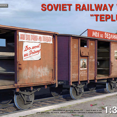 MiniArt Soviet Railway Wagon "Teplushka"