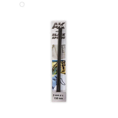 AK Black Spring 3 mm x 150 mm