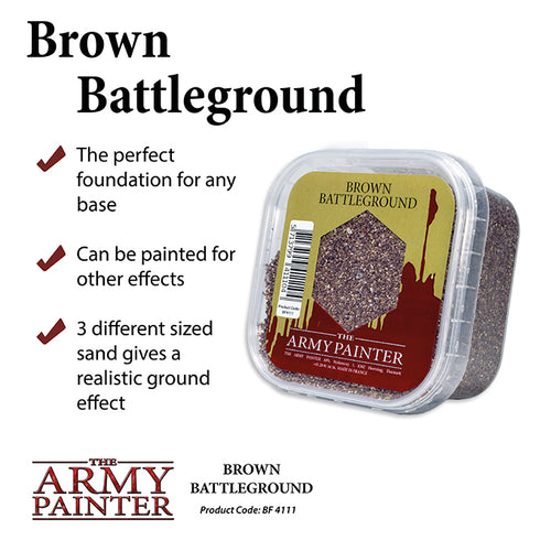 Infographic for Army Painter Brown Battleground