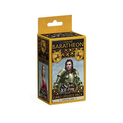 A Song of Ice & Fire Tabletop Miniatures Game: Baratheon Card Update Pack (2021)