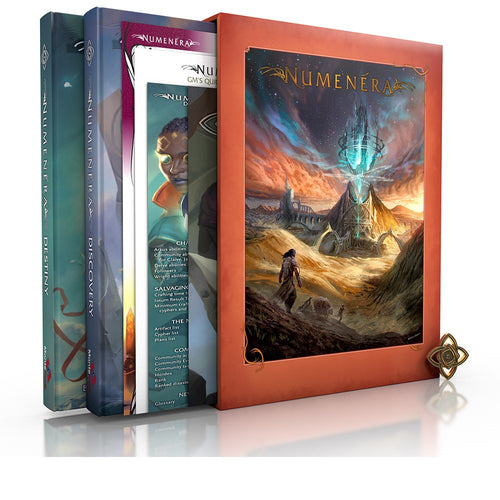 Numenera Slipcase Discovery & Destiny Corebooks