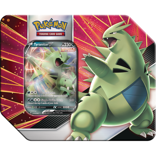 Pokemon V Strikers Tin - Tyranitar V