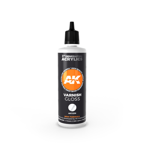AK Interactive 3G Gloss Varnish, paint, AK,- The Sword & Board