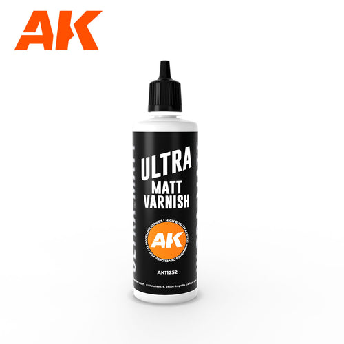 AK Interactive Ultra Matt Varnish 100ml, paint, AK,- The Sword & Board