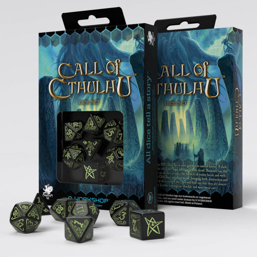 Call of Cthulhu Glow in the Dark Dice Set