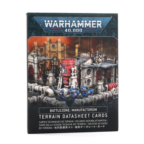 Warhammer 40k Battlezone: Manufactorum Terrain Datasheet Cards