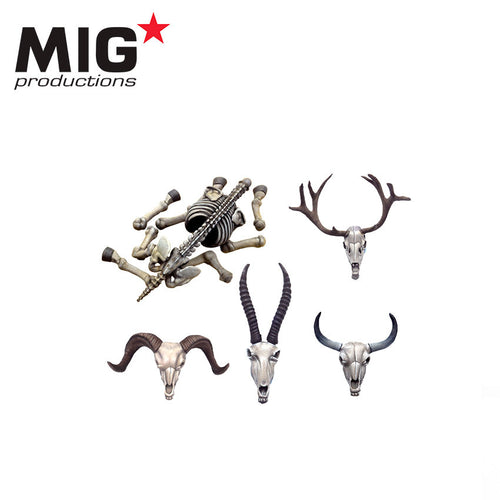 MIG Animal Skulls & Skeletons 1/48 scale