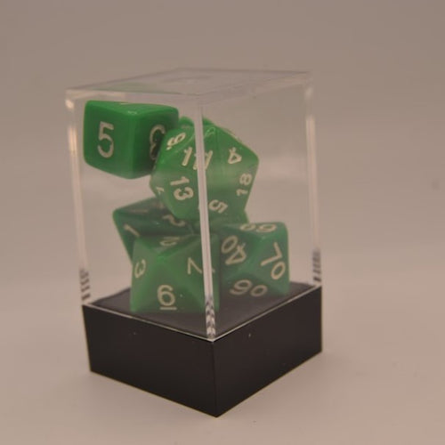 House Dice Plain Polyhedral Set