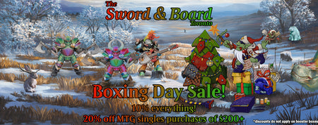 Sword and Board Boxing Day Sale