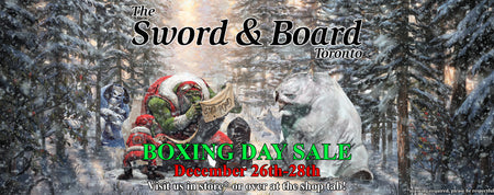 Sword and Board Boxing Day Sale!
