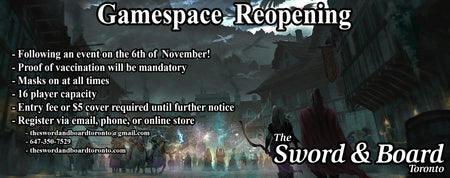 Gamespace Reopening