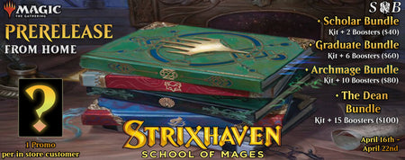 Strixhaven Prerelease from home