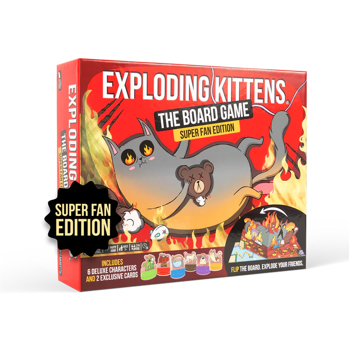 Exploding Kittens the Board Game Super Fan Edition