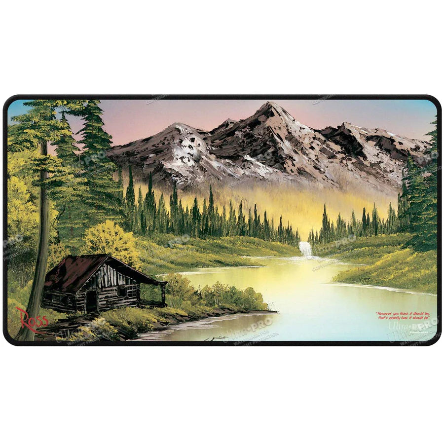 Bob Ross Mountain Retreat Playmat