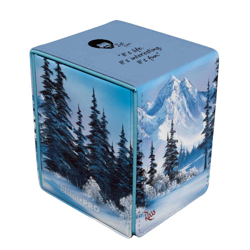 Alcove Flip Deck Box - Bob Ross - Winter Paradise, CCG, Ultra Pro,- The Sword & Board