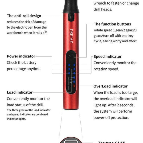DSPIAE Portable Electric Grinder