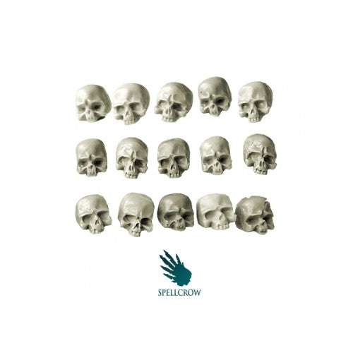 Spellcrow miniatures: Human Skulls