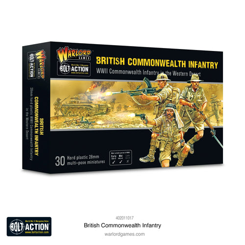 Bolt Action - British Commonwealth Infantry (Plastic)