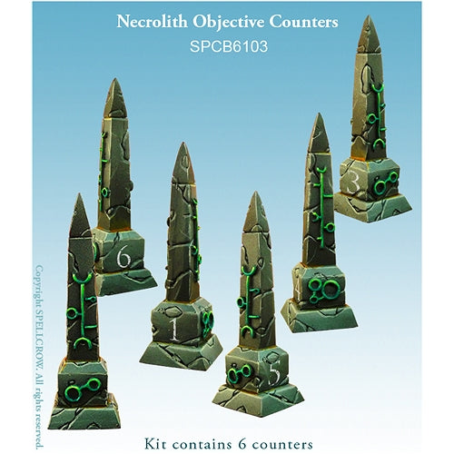Spellcrow miniatures: Necrolith Objectives