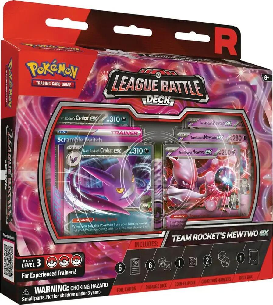Pokemon - Team Rocket's Mewto ex League Battle Deck